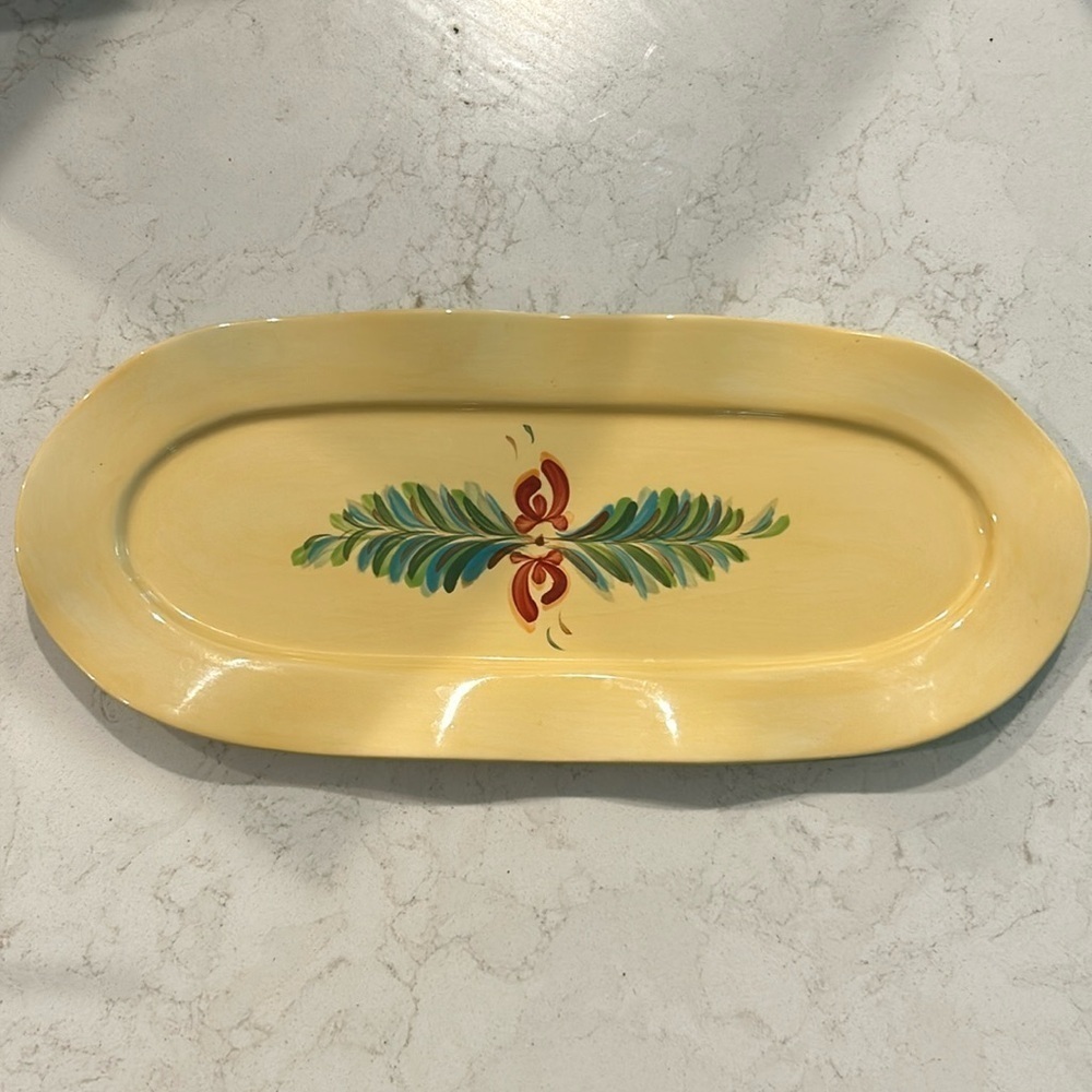 Southern Living at Home Gail Pittman Siena Tidbits Serving Platter 15” Ruffled